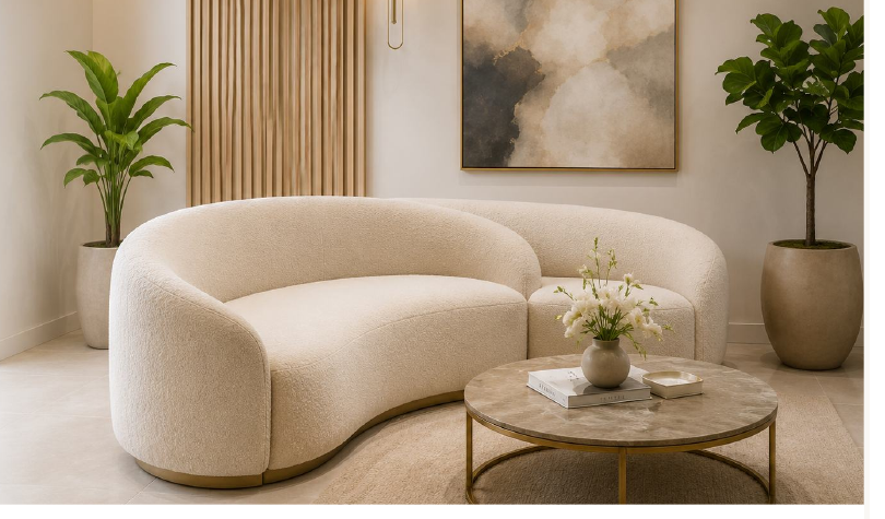 Welcoming Emunah counseling lounge